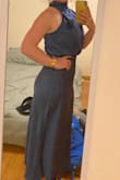Loved the dress! Fit like a glove, and it was flattering. It can be hard to find a dress I don't have to alter as a short girlie, and I was pleasantly surprised to need no alterations. Planning to wear it to another fall wedding! - Clare E.