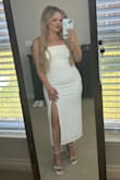 Absolutely stunning dress! Fit like a glove! Did not have to get any alterations! I ordered a size medium and it was perfect! - MIRANDA W.