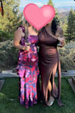 The fit was perfect for my shape. The zipper in the back was the only issue with it popping up, but as the night went on and I sat on it, it flattened. 10/10 recommended purchase! - Choissette C.