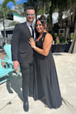 Dress fits perfectly! Got a lot of compliments on the dress! It was perfect for an outdoor wedding - Courtney G.