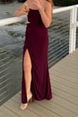 I loved this dress and I can't wait to wear it again! I did get it tailored to take an inch off the bottom so that it didn't drag on the floor. - Gigi D.