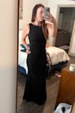 I was so surprised at how thick and luxurious the fabric is for the price! This dress looks rich and pulls me in, in all the right places!! Can't wait to wear it out! - Sara T.