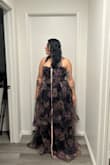 Such a beautiful dress! Great material too. Just a big tight in the bust area, but great fit overall - Vivianna M.