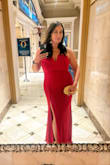 This dress is a must for any special occasion. The large was a little tight in the midsection, but the XL was perfect. This dress is exactly what I envisioned, and the quality is amazing. - Ashley D.