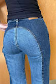 These jeans are true to size and fit perfectly. I bought my usual Levi's size and am so glad I did. The style looks good & a friend told me they were hot jeans and look great on me. I love these jeans & highly recommend them. - Melissa W.