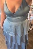 This dress fit perfectly and is SO flattering!! I had never purchased from here, so I was a little nervous, but I WILL be using lulus again!!! I'll add some pasties to cover a little better, but other than that, there is nothing I will change! - Amy G.