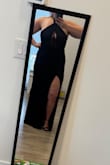 When I got the dress, I was super excited to try it on, and I'm still looking forward to wearing it to my event. I used my measurements and it told me to order a two XL, which I should have gone with my normal size being an XL, but it will still work. Everything is how it said it would be, and the look of it matches my event. - Kailey L.