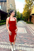 It fit perfectly. I liked that it was fitted but still comfortable. - Kathleen R.
