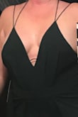 The bra top barely came halfway up to cover my breasts and gave me major camel toe - very uncomfortable. I waited until my vacation to try it on and now I can't return it! - Celeste R.