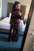 I got so many compliments! I wore it to a fall wedding even though it was still in the 80's on the actual wedding. I never felt too hot! It's light and airy. It's beautiful - Shannon K.