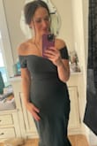 I felt like a model in this dress. The color was beautiful; the material gave just enough give that it looked sleek and chic without feeling like it was suffocating me. I got so many compliments and the length was perfect- a dress I don't have to get altered at 5'2"?? Yes please!!! - Marissa M.