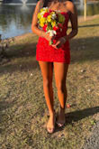 This dress was absolutely stunning on my daughter for her Homecoming dance. She loved the way it fit and got many compliments. The red was gorgeous! - Laura R.