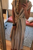 I absolutely love this dress!! It is so light and the perfect length, I have long legs and dresses tend to run short on me but this one is perfect. The colors are so pretty and flattering too, cannot wait to wear this in warmer weather! - Lexi T.