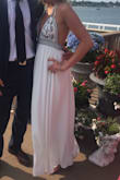 I am a bit taller with longer legs and this dress ran a little short. I wore it for my prom and it stopped right at my ankle so it wasn't quite long enough. Other than that I really loved it and the tie straps are so convenient and fun! - Lexi T.