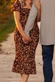 I loved this dress! The sleeves are a nice touch that makes the dress feel more formal. It's good quality. The zipper did bunch a little on my side, but I didn't think it was super noticeable. - Jennifer M.