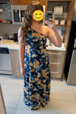Comfortable dress, perfect length and the slit hit nicely without feeling too high. - Aly B.