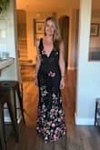 I love this dress! It looks way more expensive than it is, the embroidery is so beautiful and the dress itself lays beautifully. I feel like this dress could look good on nearly all body types. It is very feminine, very comfortable and perfect for a semi-formal/cocktail attire wedding. Highly recommend!! - Savannah E.
