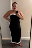 This look was a hit. I got SO many compliments. Very comfy stretchy material. No notes. I'm sure I'll get plenty of use out of this dress. - Ryen S.