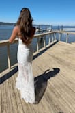 I wore this for my bridal shower and got SO many compliments. I was hesitant to order the dress based on other reviews, but it fit me perfectly, and I'm so glad I got it. Note that it doesn't have a ton of stretch, and perhaps I got lucky with the size, but it fit great. - Jamie M.