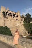 Wore this dress on my birthday in Spain! Honestly loved it fit great and comfortable. As a short girl, I have to buy midi dresses so they can fit as maxi lol and it worked out perfectly! - Nohelia N.