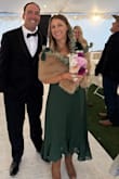 I loved this dress and wore it at my BILs wedding as a bridesmaid. The fit was comfortable and forgiving in all the right places. The ties allow you to adjust the top fit just right. I had a blast dancing with no worries about wardrobe malfunctions. - Myndi A.
