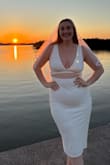 This dress was super comfy for a first night out for my bachelorette! I thought it was a little loose only because the fabric is sooo stretchy that I was pulling the bottom part up often, but I also think that's just how I preferred to wear the dress. Big fan! - Lindsay A.