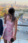 Great fit, beautiful color with a little sheen. Great for my 14 year old daughter homecoming. - Sarah N.