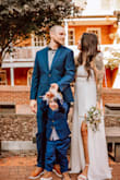 Loved this dress so much! Fit like a glove and was so comfortable. I have a large bust and it held them so well. I did use nipple petals and tape to shape and hold for the evening but the dress helped the rest of the way! - Melissa L.