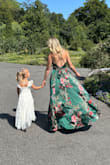 Absolutely love this dress! It's so flowy and soft! I've worn it to multiple events already! I'm not very busty, and should have sized down, but there are adjustable straps. It's also very long, so heels are a must!! - Lindsey T.