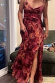 I got so many compliments on this dress. It fit perfectly and was comfortable. It is gorgeous and stands out. - Marjory P.