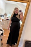 Loved this dress! The high neck allowed me to wear a regular bra, and the fit was so flattering. - Kloe S.
