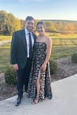 Got so many compliments on this dress and people asking where I bought it! I am about 15 lbs heavier than usual since I just had a baby, so I love that this dress has a corseted back and could potentially still fit when I am back to pre-baby size. The fabric was such a nice quality and weight, and the length was perfect when paired with some modest heels, so no tailoring necessary. 10/10, highly recommend! - Breanne M.