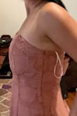 Great dress, I had a size medium, which fit like a glove, except for the bust. If you are over a C cup, this dress won't fit the bust. It just smooshed the bust. - Jessica P.