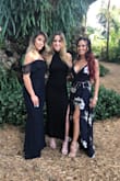 OMG!! What an amazing dress. It fit so perfect and it was perfect for my little cousins wedding. Got so many  complements on the dress. Love it!!! And my little cousin was wearing the off the shoulder lace dress. - Karina N.