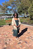 Green has always complemented my skin n tone. This dress fits me so well and is absolutely beautiful. I got so many compliments - Andrea R.