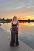 It was comfortable and I felt confident wearing it! The only downside was having to spend an extra $50 to get it hemmed Lulus' maxi dresses are always too long on me. I also don't like wearing heels over 2.5 inches, so hemming is a must. Overall, it's a beautiful dress that fits really well. I wore it for a fall wedding and loved it! - Lindsay M.
