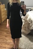 I love the color, fit and style of this dress! It was everything I was looking for except the fabric was thinner than what I needed it for. Super cute for date night but I needed something that felt more work appropriate. For anything else, I would have loved it! - Emily W.