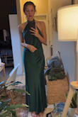 I loved the dress. I was in between sizes and decided to order xsmall. I don't regret it, although the small would have been nice as well. I'm sure. The color is lovely - MariaJose G.