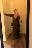 I got SO MANY COMPLIMENTS on this dress. It's made well and comfortable. Very cleavage heavy, but I think it's still classy! - Samantha S.