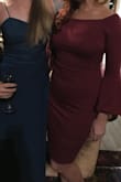 This dress is EVERYTHING you want in a cocktail party dress!  I wore this to the cocktail party/rehearsal dinner for a fancy, destination wedding weekend .  A) it's super comfortable, the material is stretchy, soft and very flattering.  B) the amount of compliments that I received was unreal.  It's elegant yet sexy.  I'm thinking of buying in more colors!  I had bought both the Medium and a Large, I have a few Lulus dresses and I tend to fit into a Lulus Large more even though I'm normally a US size 6-8.  The Large ended up being too big and not the right kind of snug fit.  The Medium fit perfectly, so considering a normal US size 6-8 it fits true to size. - Kristin