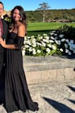 I bought this dress last minute because it was on sale, and I needed something for my cousin's wedding. I fell in love! It's absolutely gorgeous and comfortable and just perfect all around! - Caitlyn R.