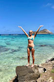 Very pretty soft material and I loved the color too. Ended up wearing for a St Patrick's Day beach day :-) - Gina T.