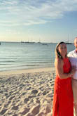 I got SO many compliments on this dress the entire evening. It's great quality with medium thickness fabric, but still airy and kept me cool for a very hot Aruba wedding! Just enough skin showing while still being semi formal. I'd buy this in every color. - Amanda G.