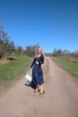 I loved the dress. It was comfy and very flattering. I like that I was able to adjust the straps to have it for me correctly. - Ellie S.