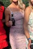 This dress is stunning. I have it in green and pink. Love it!! - HEATHER K.