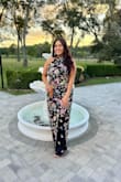 This dress was perfect for a fall wedding I attended. I am normally a size large, size 10 in pants, but it ran small, so I ordered an extra large and it literally fit perfectly! - Hayley D.