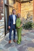 I know this isn't meant to be a maternity dress, but I wore this for a wedding in my 3rd trimester and loved it. I got so many compliments. The color is gorgeous. It's so comfortable. I am short, so this was long on me even with some small heels. I cannot wait to wear this again, both pregnant and not pregnant! Now I just need more events.. - Tiffany M.