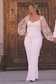 We eloped at the courthouse, and this was perfect! It's gorgeous and super comfortable. Only issue I had was in the chest area. I got an XL and am smaller chested, so it was a little big, but nothing some fabric tape couldn't fix! - Jessica F.