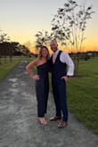 Got so many compliments on this. Note: The material doesn't have a lot of give, though. The jumpsuit is elevated and classy, and I wore a nude, strappy heel with this. Felt great in the jumpsuit and was able to dance the night away. - Anastasia K.