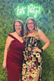 I wore this as a guest to my cousin's October wedding in Minnesota and got lots of compliments and was very comfortable all night in it! I did have to get a backless bra, but it worked great with the dress. Love that the ties in the back help adjust the fit in the bust. I have wide hips but a small bust, and this dress fits great! I had been eyeing it last year for a wedding, but they didn't have my size, but they had it this fall, and I bought it right away! - Megan S.